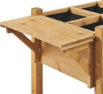 Yaheetech 49x22x32in 8 Pockets Horticulture Raised Garden Bed Elevated Wood Plan... - Image 6