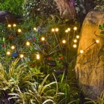 YAKii Solar Garden Lights Outdoor Waterproof, 4 Packs 32LED Firefly Swaying Ligh... - Image 3