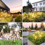 YAKii Solar Garden Lights Outdoor Waterproof, 4 Packs 32LED Firefly Swaying Ligh... - Image 6