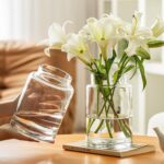 Clear Glass Vases Flower Vases for Centerpieces 9" Large Glass Cylinder Vase for... - Image 4
