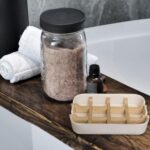 Aoheuo Modern Bamboo Fiber soap Holder and soap Dish Combination (Removable), Of... - Image 5