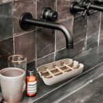 Aoheuo Modern Bamboo Fiber soap Holder and soap Dish Combination (Removable), Of... - Image 7