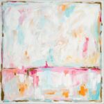 ART.COM Stretched Canvas Print Cotton Candy Cloud by L. Hewitt, 24" x 24" - Image 3
