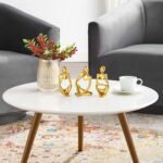 BMLCGJ Thinker Statue Gold Decor Abstract Art Sculpture, Golden Resin Collectibl... - Image 6