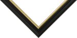 Frame USA 11x16 Picture Frame, Black and Gold, Designer Series, Wall Hanging Fra... - Image 5