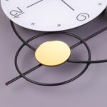 Large Modern Wall Clock for Living Room Decor 24 Inch Big Decorative Black Metal... - Image 7