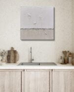 NANKAI art Hand-painted abstract canvas wall art featuring a minimalist design i... - Image 4