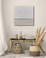 NANKAI art Hand-painted abstract canvas wall art featuring a minimalist design i... - Image 5