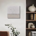 NANKAI art Hand-painted abstract canvas wall art featuring a minimalist design i... - Image 6
