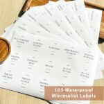 2 Pack Glass Rice Containers with Acacia Wood Lids, 70oz Airtight Flour and Suga... - Image 6
