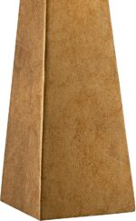 Possini Euro Design Obelisk Modern Table Lamp 26" High Gold Leaf Tapered Column ... - Image 6