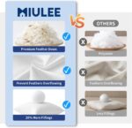 MIULEE Premium Feather and Down 12x20 Throw Pillow Insert Soft Fluffy Throw Pill... - Image 7