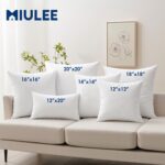 MIULEE Premium Feather and Down 12x20 Throw Pillow Insert Soft Fluffy Throw Pill... - Image 9