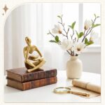 Yinkin Reading Thinker Statue, Abstract Art Thinker Sculptures Figurine, Modern ... - Image 5