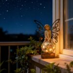 Suyorpe Solar Fairy Statue Garden Decor - Fairies and 7 LED Lights - Lawn Decor ... - Image 4