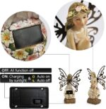 Suyorpe Solar Fairy Statue Garden Decor - Fairies and 7 LED Lights - Lawn Decor ... - Image 5