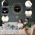 Dankeit Decorative Wall Clock, Silent Non-Ticking Quality Quartz Battery Operate... - Image 3