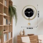 Dankeit Decorative Wall Clock, Silent Non-Ticking Quality Quartz Battery Operate... - Image 4