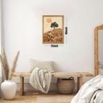 Framed Jesus Feeds the 5000 Wall Art, Vintage Christian Bible Art Canvas Prints,... - Image 5