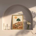 Framed Jesus Feeds the 5000 Wall Art, Vintage Christian Bible Art Canvas Prints,... - Image 6