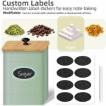 Canisters Sets for the Kitchen Set of 4, Metal Sugar Flour Coffee Storage Contai... - Image 5