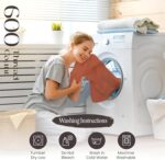 SGI bedding 600 Thread Count 4 Piece 100% Egyptian Cotton Queen Size Sheets Set,... - Image 7
