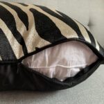 1pc Polyester Pillow Cover Multicolor Geometric Lines Zebra Black and White Anim... - Image 4