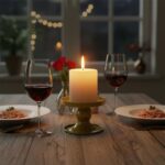 Table Gold Candle Holders – Set of 2 | Reversible Metal Candle Stand for Pillar ... - Image 5