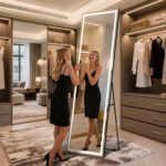 Kosmonia 56"x18" Full Length LED Mirror with Lights, Dimmable Standing/Wall Mirr... - Image 4