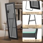 Kosmonia 56"x18" Full Length LED Mirror with Lights, Dimmable Standing/Wall Mirr... - Image 8