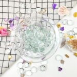 FANTIAN 1lb Clear Glass Beads for Vases, 100 Pcs Glass Pebbles, Clear Flat Glass... - Image 8