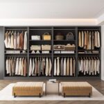 Unikito 12FT Modular Closet System with 8 Hanging Rods, 2800LBs Wood Garment Rac... - Image 6