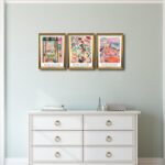 Wieco Art Framed Canvas Wall Art 3 Piece Henri Mattise Art Abstract Colorful Mat... - Image 4