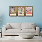 Wieco Art Framed Canvas Wall Art 3 Piece Henri Mattise Art Abstract Colorful Mat... - Image 5