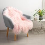 100% Genuine Sheepskin Area Rug Real Lightweight Fluffy Soft Mongolian Long Wool... - Image 7