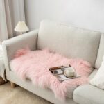 100% Genuine Sheepskin Area Rug Real Lightweight Fluffy Soft Mongolian Long Wool... - Image 9