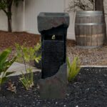 XBrand 35.4" Modern Outdoor Fountain with LED Lights, Floor-Standing Waterfall F... - Image 6