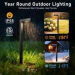 Gardenreet Low Voltage Pathway Lights Brass, LED Landscape Path Lights, Yard Lig... - Image 5