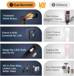 Gardenreet Low Voltage Pathway Lights Brass, LED Landscape Path Lights, Yard Lig... - Image 8