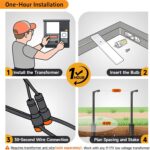 Gardenreet Low Voltage Pathway Lights Brass, LED Landscape Path Lights, Yard Lig... - Image 9