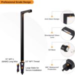 Gardenreet Low Voltage Pathway Lights Brass, LED Landscape Path Lights, Yard Lig... - Image 10