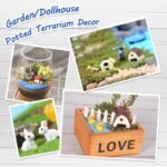 162 Pcs Miniature Fairy Garden Accessories, Fairy Garden Kit, Including Animals,... - Image 4
