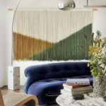 Flber Macrame Wall Hanging Large Yarn Wall Art 57" W x 31" L Modern Bohemian Hom... - Image 3