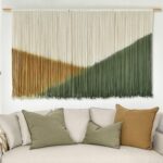 Flber Macrame Wall Hanging Large Yarn Wall Art 57" W x 31" L Modern Bohemian Hom... - Image 5