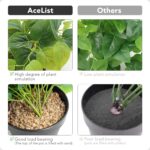 AceList 2 Pack Fake Plants Decor, Artificial Plants for Home Decor Indoor, Fake ... - Image 4