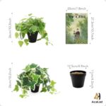 AceList 2 Pack Fake Plants Decor, Artificial Plants for Home Decor Indoor, Fake ... - Image 5