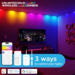 Enbrighten Vibe Smart LED Indoor Downlights Color Changing Accent Lights, Compat... - Image 3
