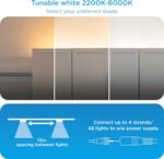 Enbrighten Vibe Smart LED Indoor Downlights Color Changing Accent Lights, Compat... - Image 5