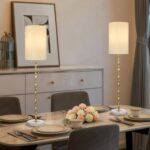 EUO 31" Buffet Lamps Set of 2 for Living Room, Tall Skinny Buffet Table Lamps wi... - Image 7