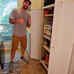 SISESOL Metal Storage Cabinet with Doors and Shelves,White Storage Cabinet with ... - Image 5